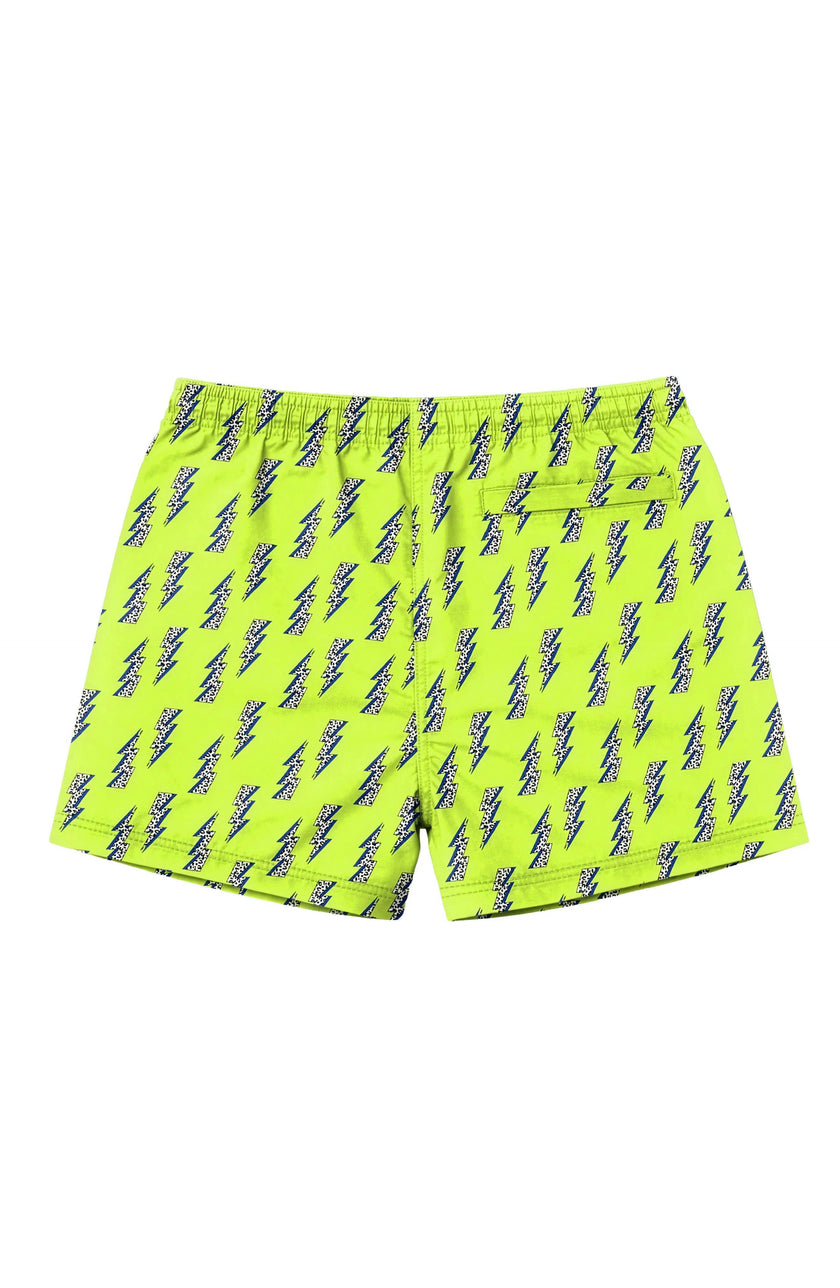 Dylan Boys Lightning Bolt Print Board Shorts