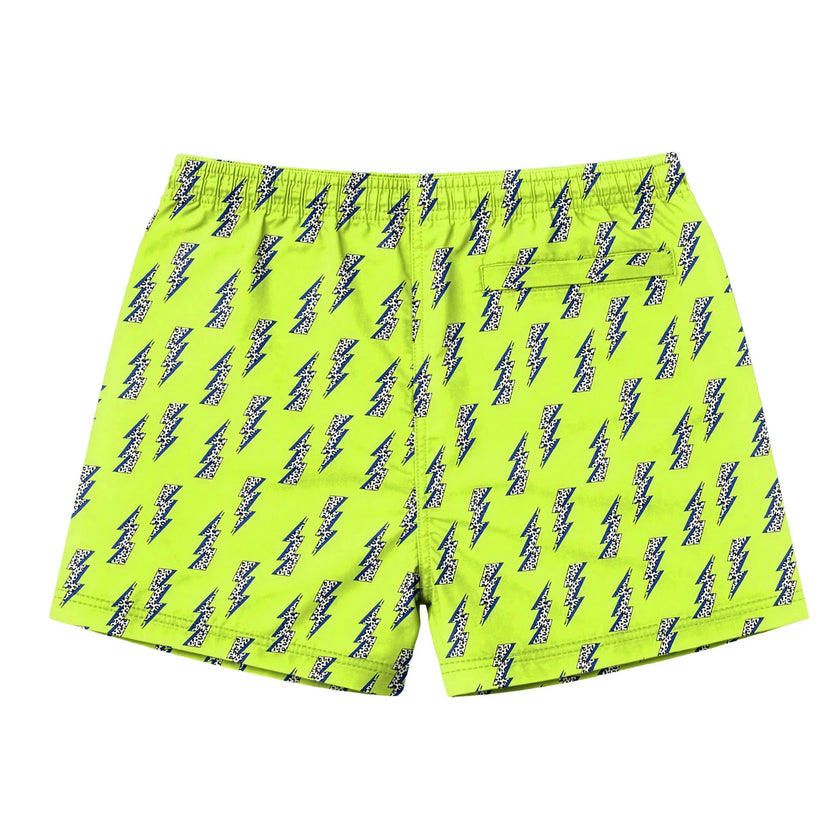Dylan Boys Lightning Bolt Print Board Shorts