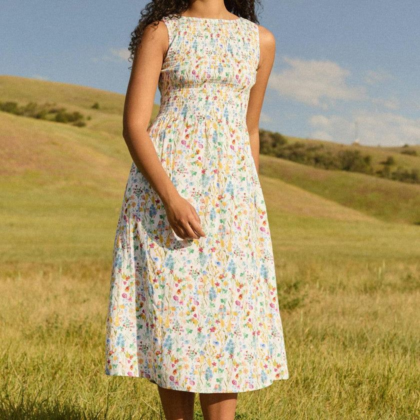 Ana Dress in Floral Fields