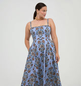 The Margot Dress -  Stowell Medallion Iris