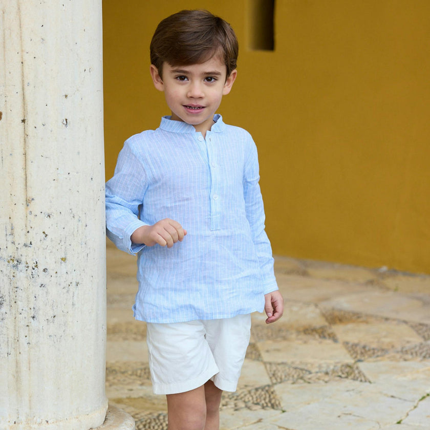 Pereprine Shirt Sky Blue Stripe