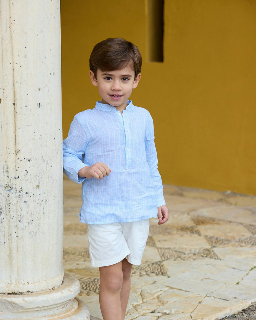 Pereprine Shirt Sky Blue Stripe