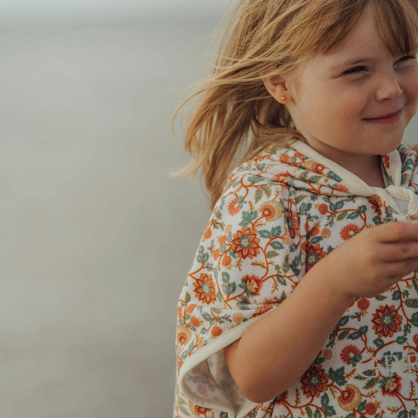 Bathing Towel Poncho | Organic Cotton - In Bloom