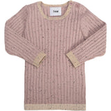 Ribbed Knit Long Sleeve Retro Top