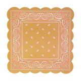 Western Bandana Square Plates