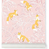 Papier peint KITSUNE coloris Rose