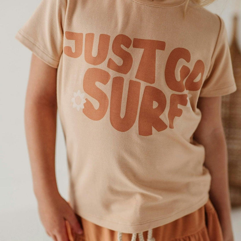 Girl's Short Sleeve Tee American Mini