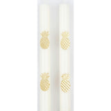 Gold Pineapple Table Candles