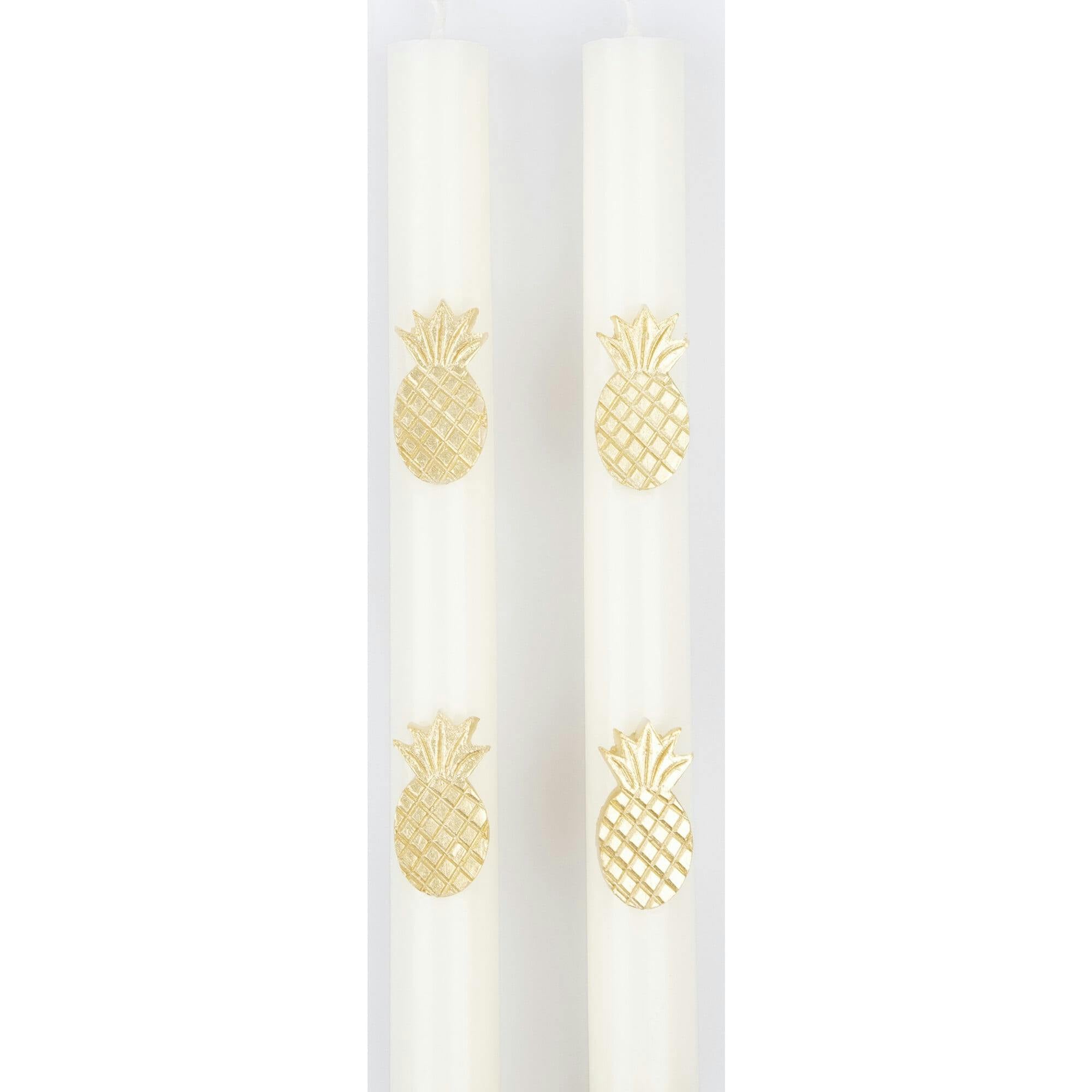 Gold Pineapple Table Candles