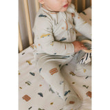 Ribbed Sleeper, White