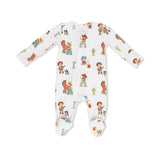 Vintage Cowboys - 2 Way Zipper Footie