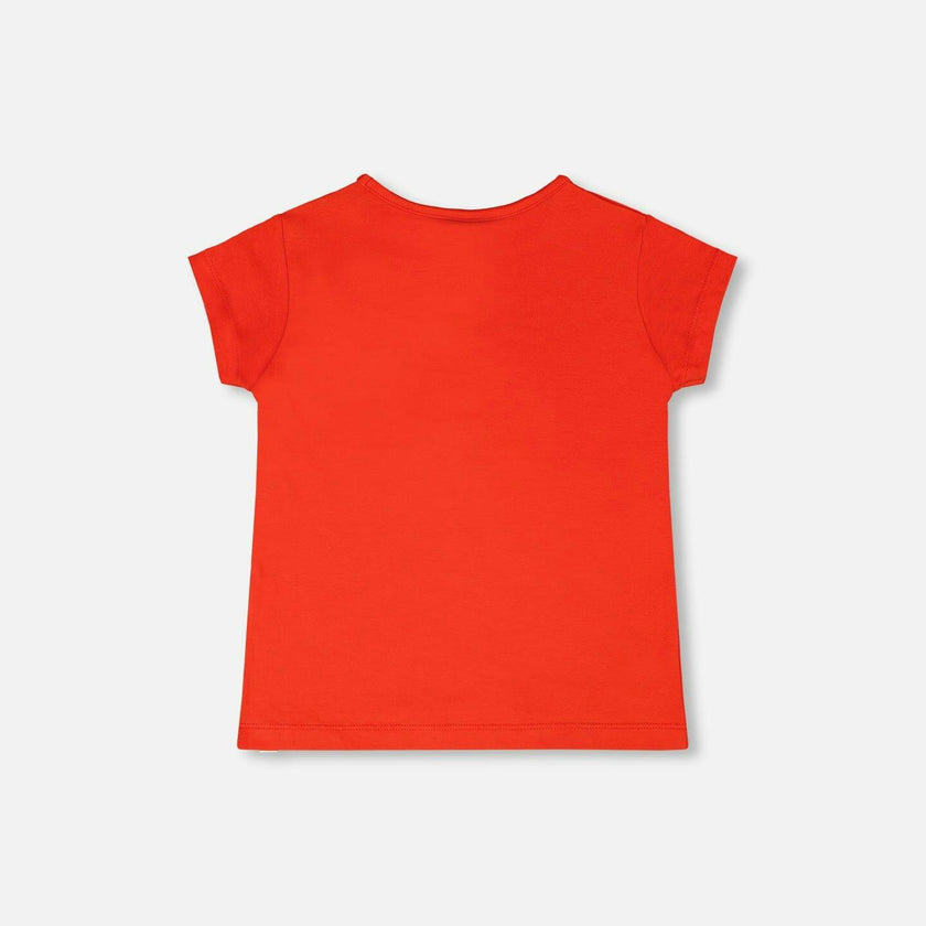 Organic Cotton Jersey T-Shirt Red