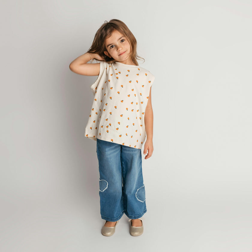 mandarin tee sleeveless