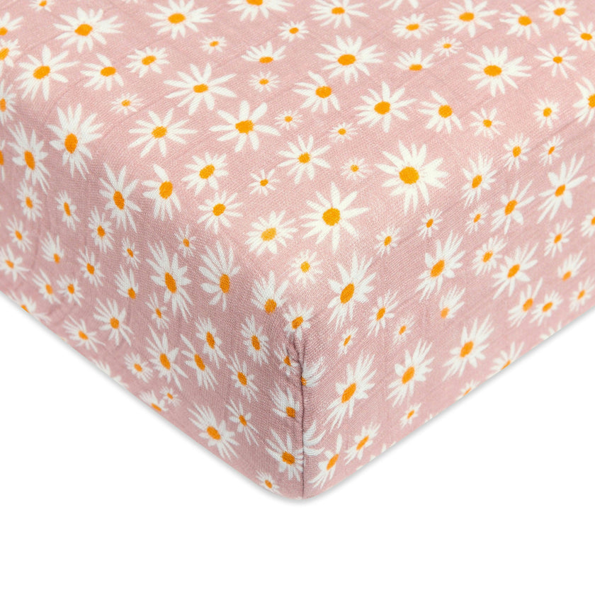 Babyletto Crib Sheet in GOTS Certified Organic Muslin Cotton