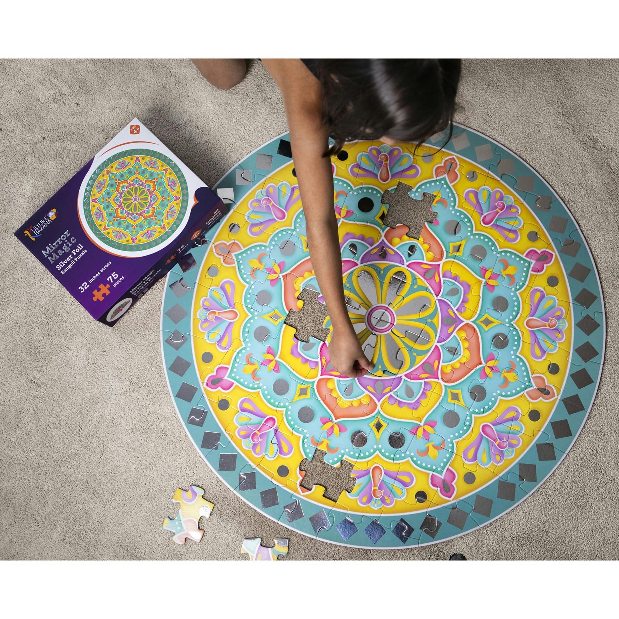 Kulture Khazana: Mirror Magic - 75pc Floor Puzzle