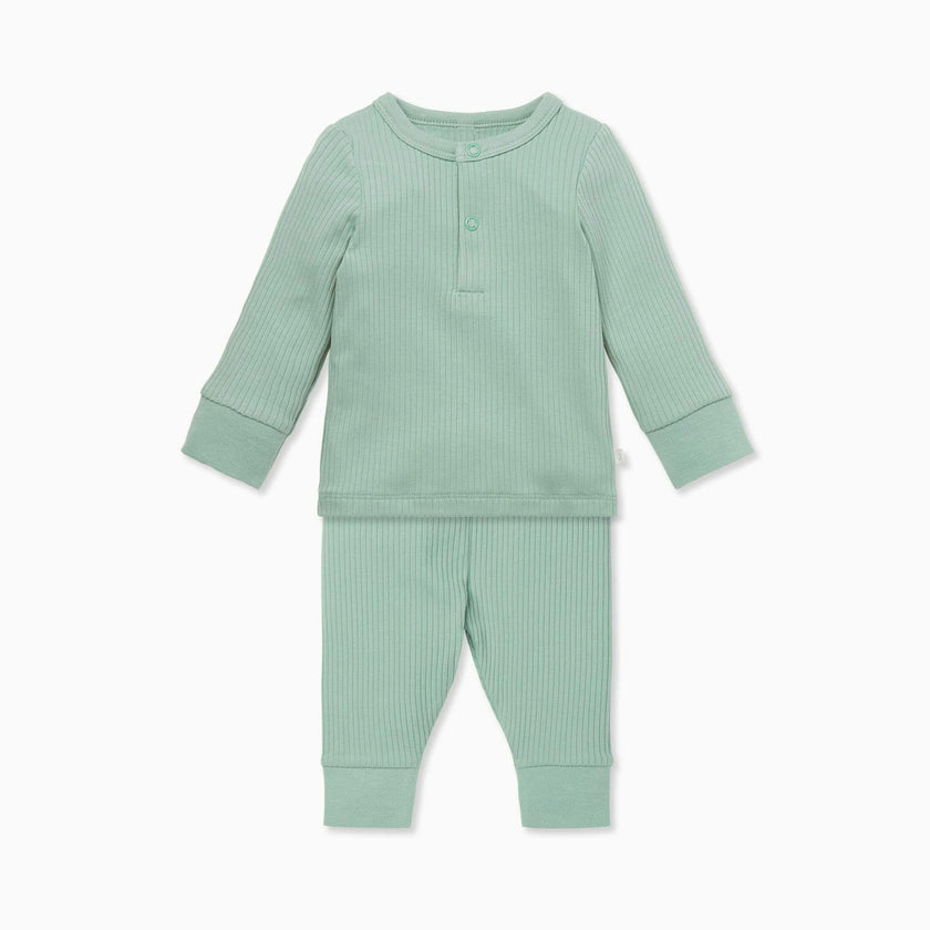 Ribbed Pajama Set