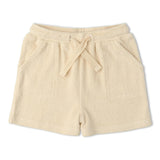 Organic Terry Tee & Shorts Set - Butter Yellow