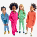 Kids cozy fleece pullover hoodie