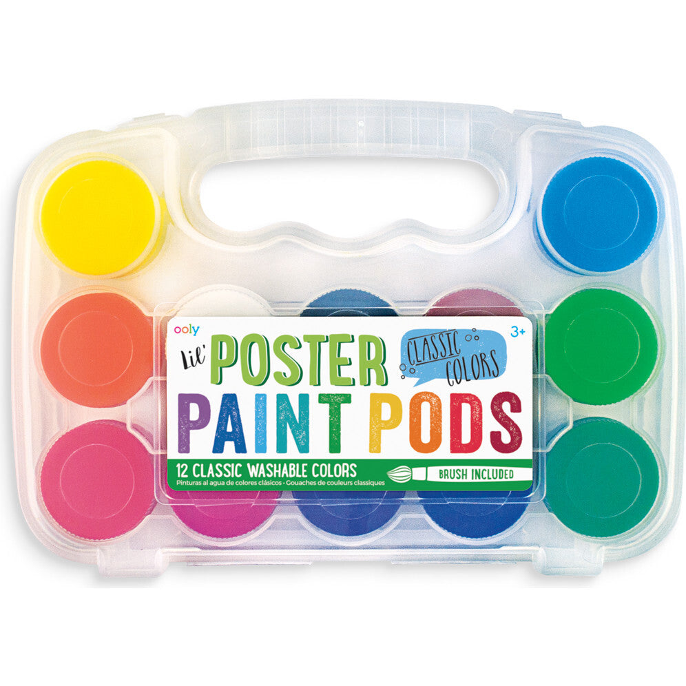 Lil' Poster Paint Pods & Brush
