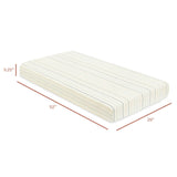 Crib Sheet in GOTS Certified Organic Brushed Cotton in Ivory with Cool Multi-Color Stripes