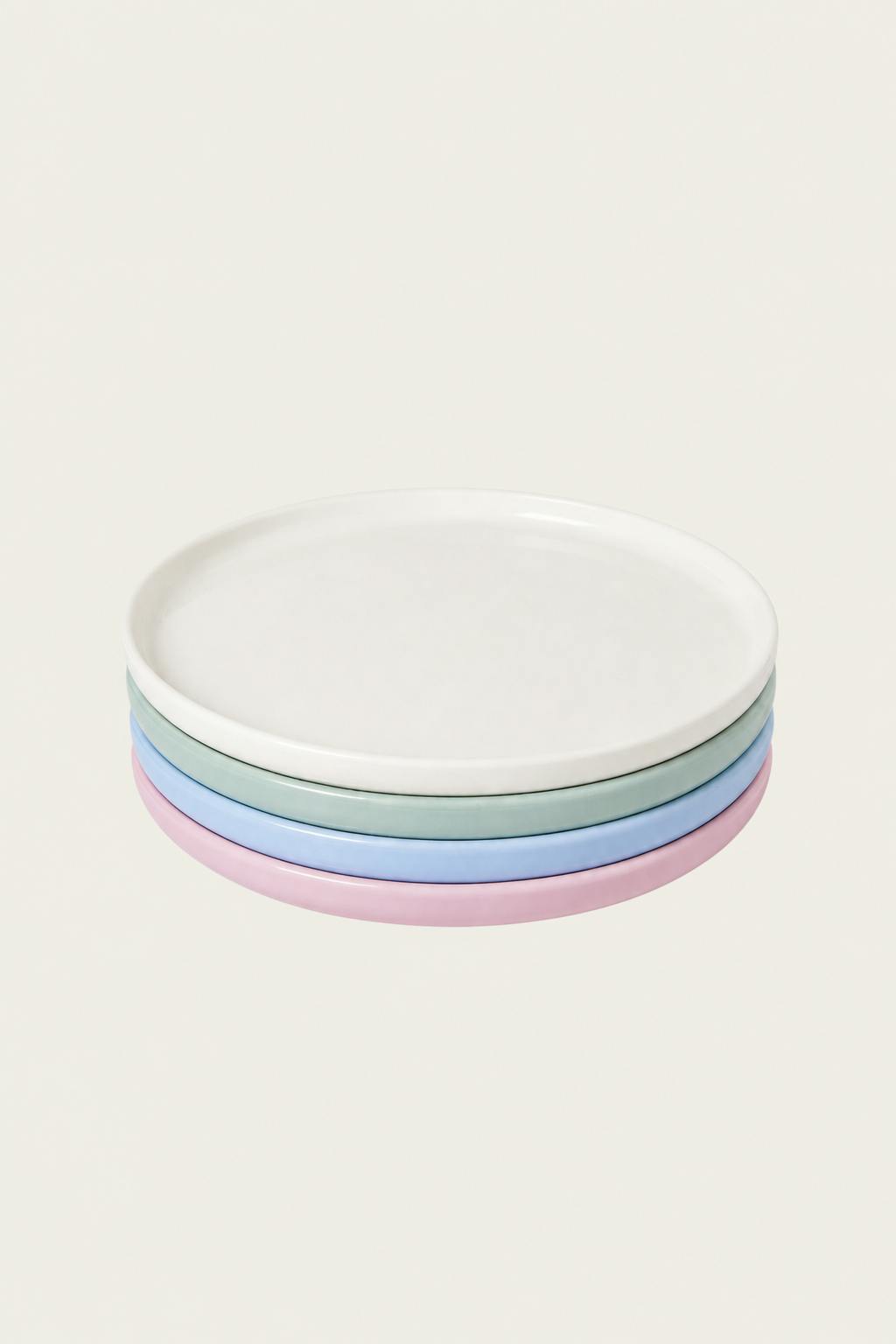 4 Plate Set | Rainbow