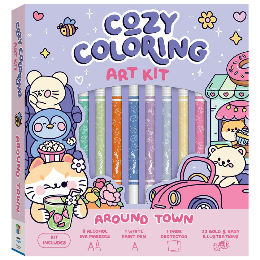 Art Maker: Cozy Coloring Kit - Around Town