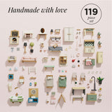 Deluxe Dolls House Furniture Set
