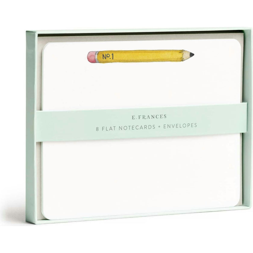 Set of 8 Flat Notecards