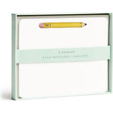 Set of 8 Flat Notecards