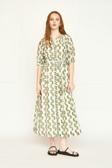 Somerset Dress in Dill Orchard Road