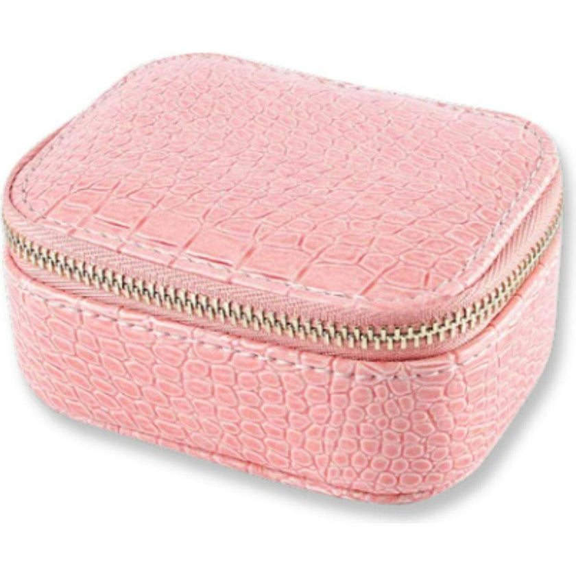 Mini Faux Leather Jewelry Case