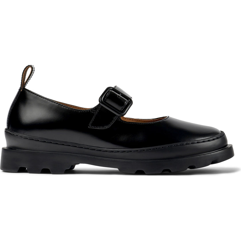 Women's Brutus Urban Style Mary Jane Flat Shoes, Black