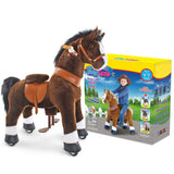 Model U® Horse Ride-On Toy Age 4–7 – Chocolate