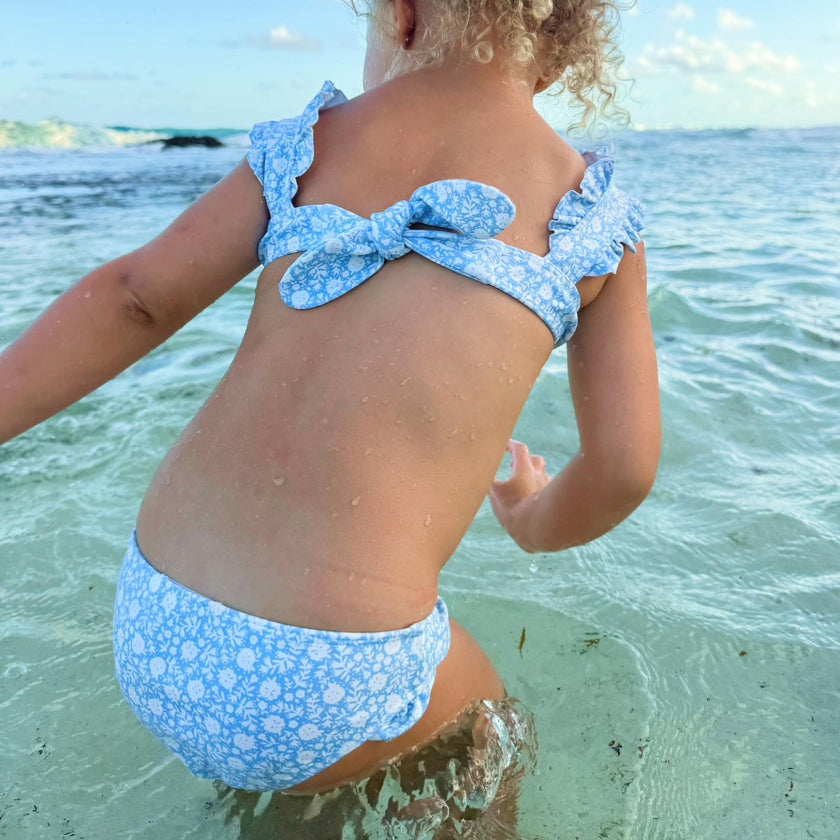 girls alpine fiore ruffle strap bikini