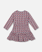 Organic Cotton Dress with Flounce Hem
