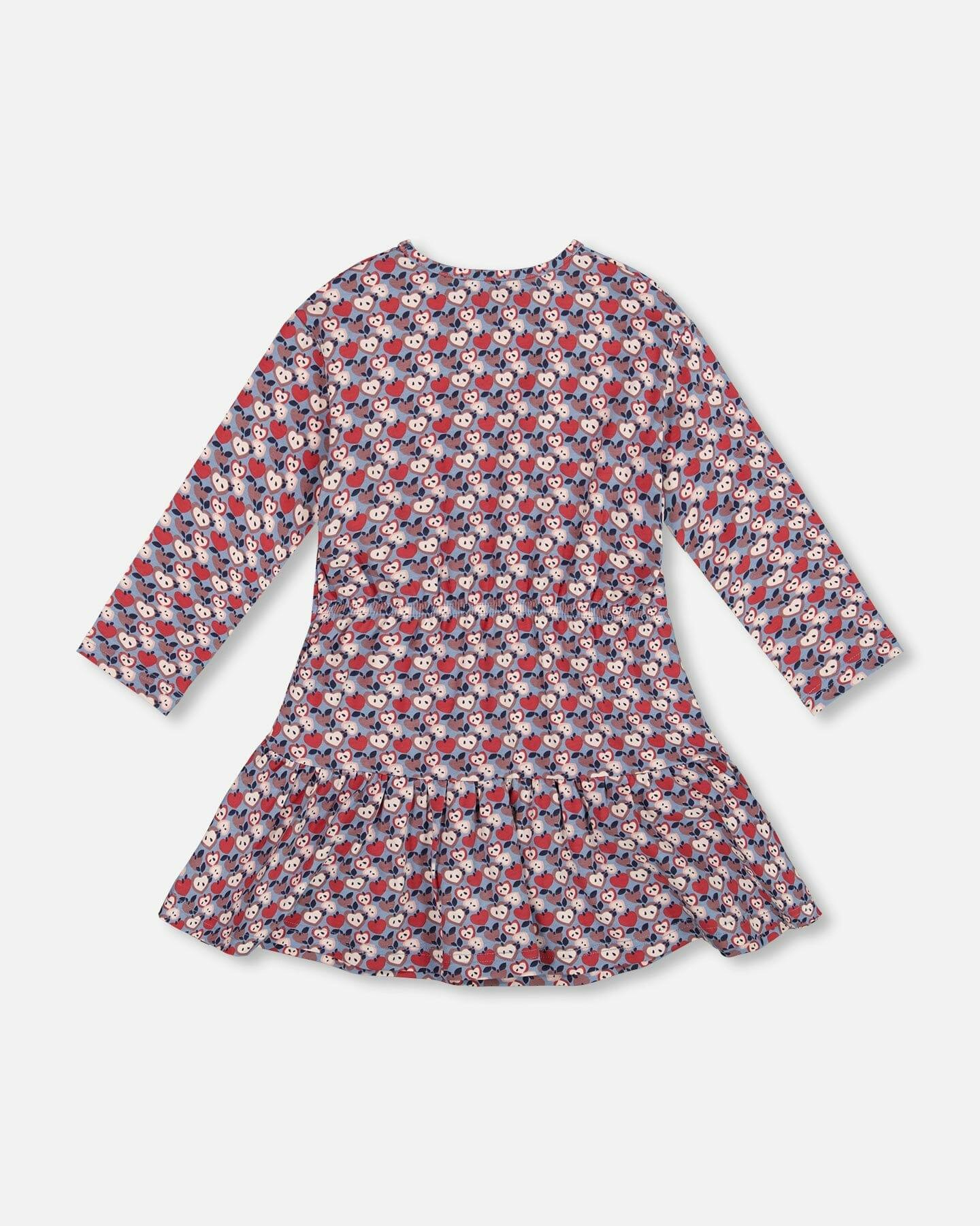 Organic Cotton Dress with Flounce Hem
