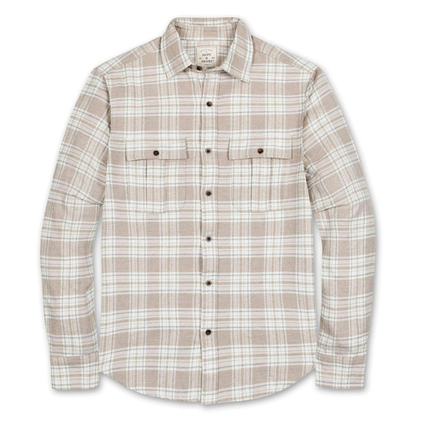 Organic Flannel Double Pocket Shirt