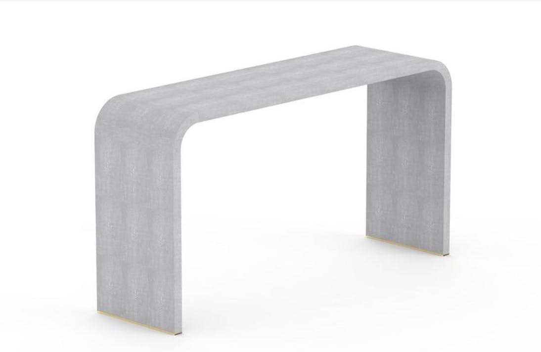 Shagreen Console, Dove