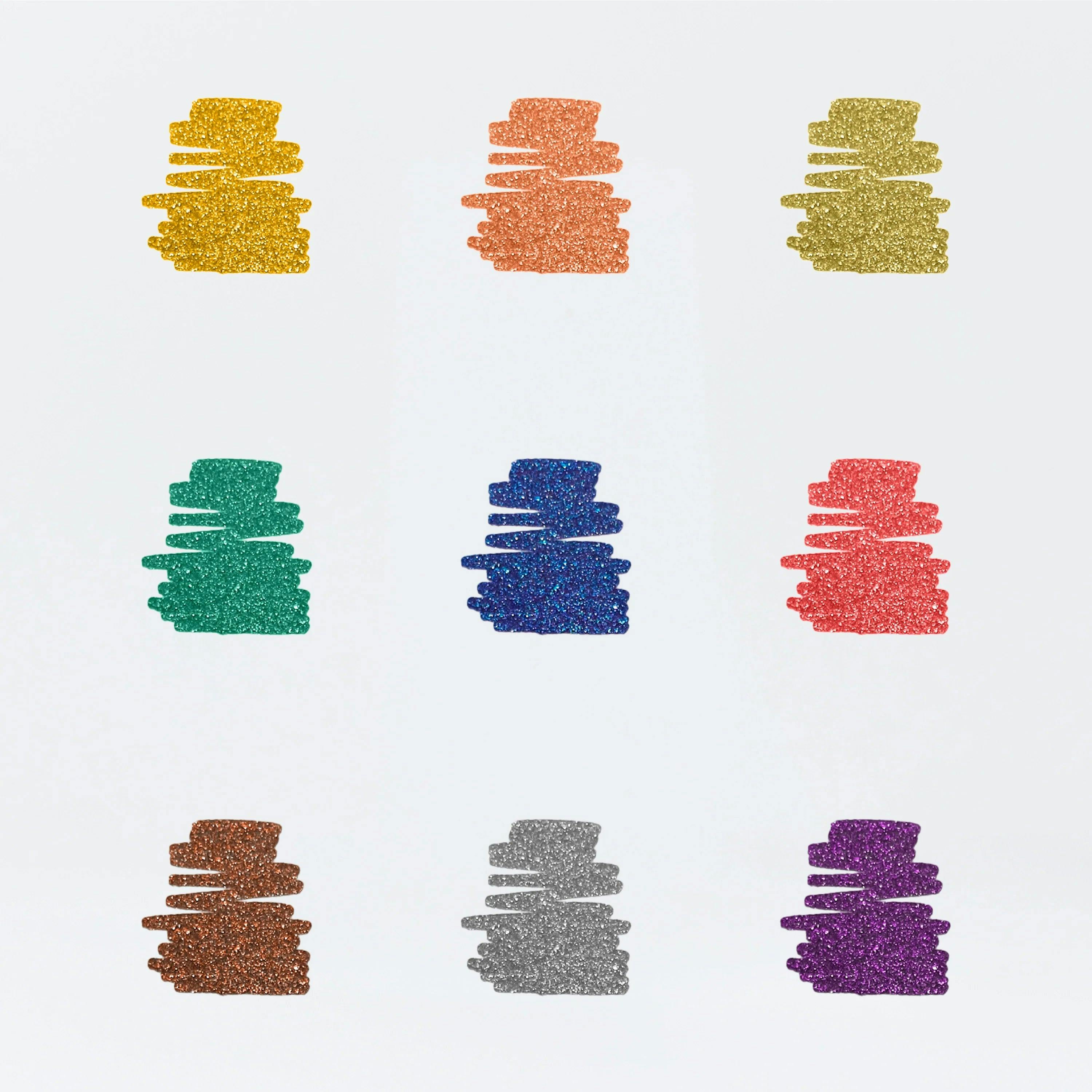 Glitter Markers (9 Glitter Colors)