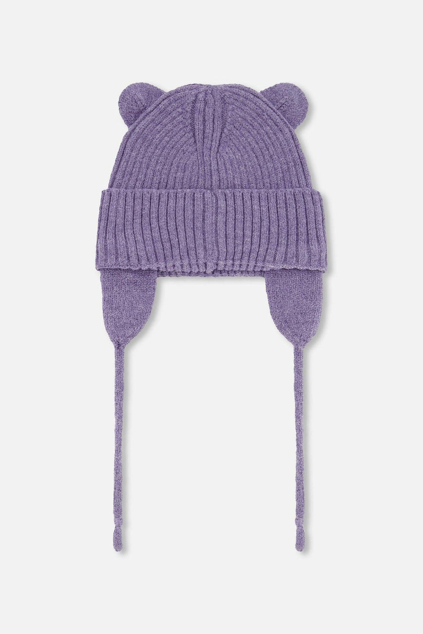Baby Knit Hat Lavender
