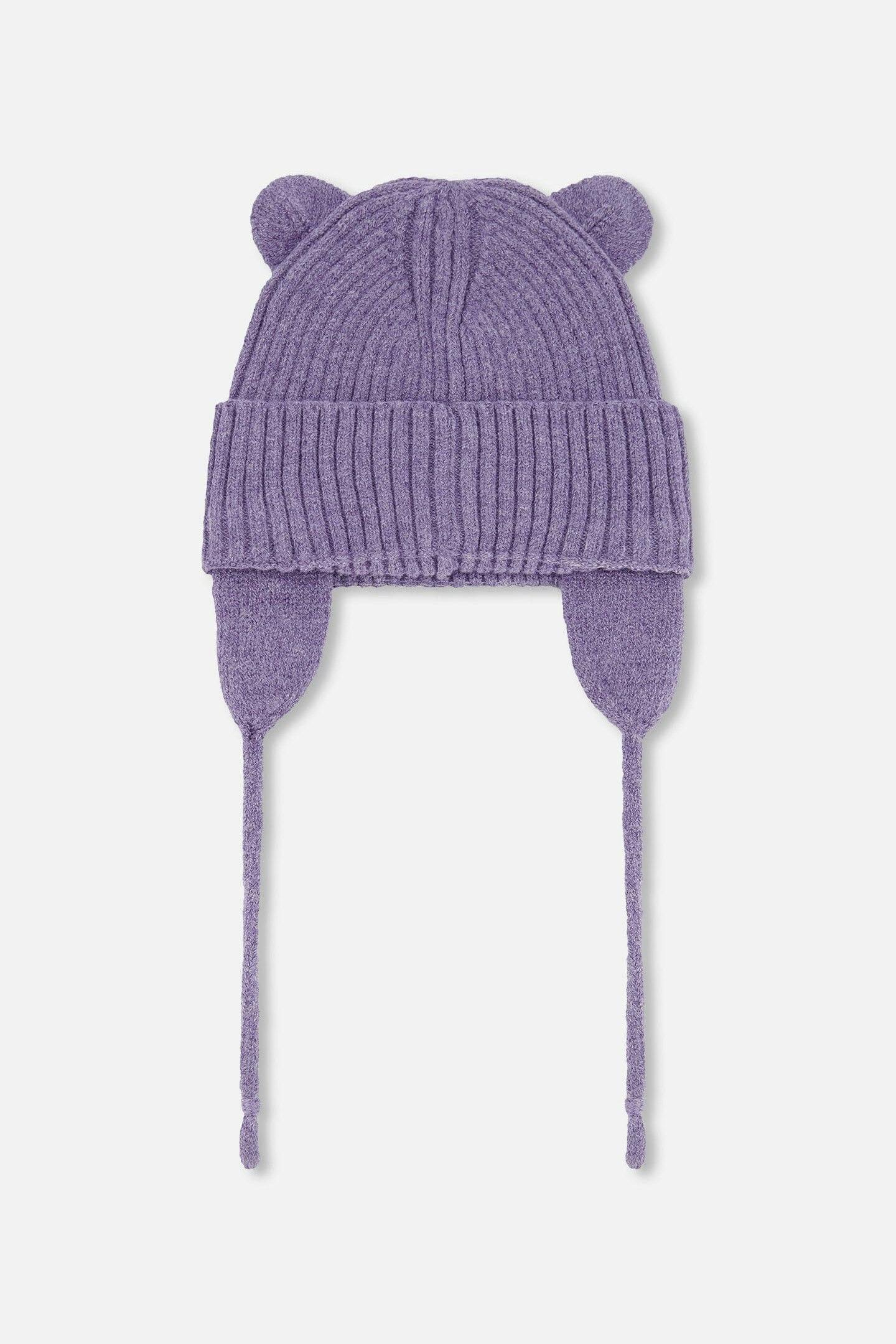 Baby Knit Hat Lavender