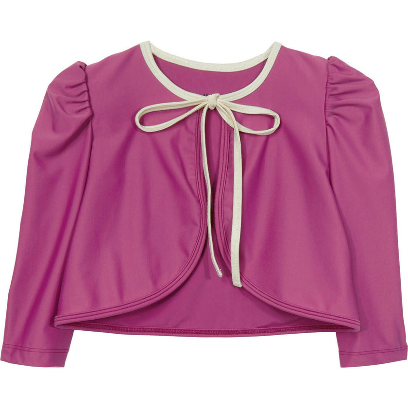 Mipounet SS26 Noélie, Swim Cardigan (ecru/pink Posh)