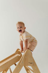 Boy's Short Sleeve Tee in Multi Stripe