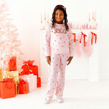 Jolly Pearl Patch Candy Cane Christmas Sweatshirt