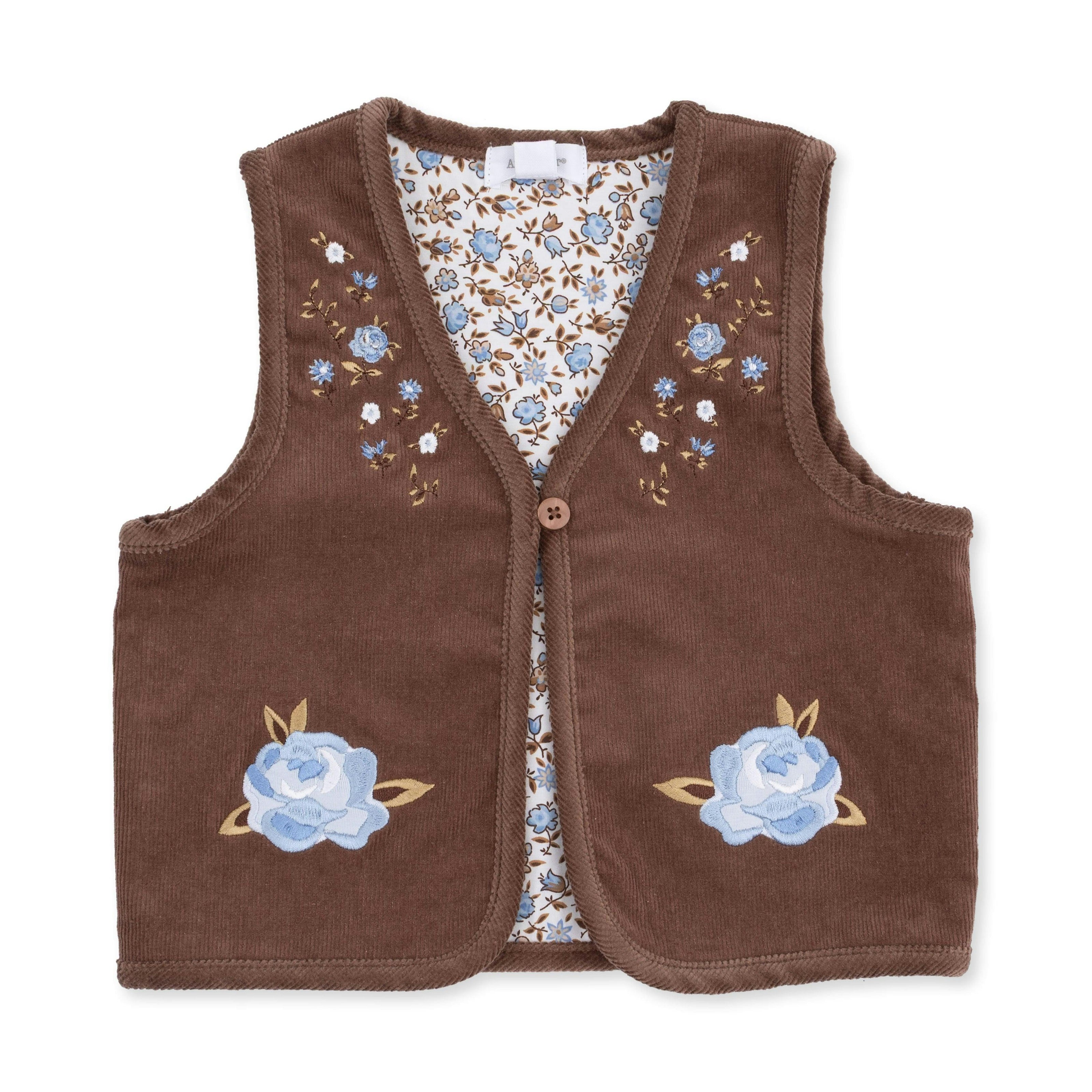 Hazel Floral - Vest with Lining