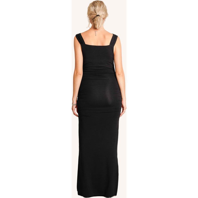 Zoey Maternity Dress, Black