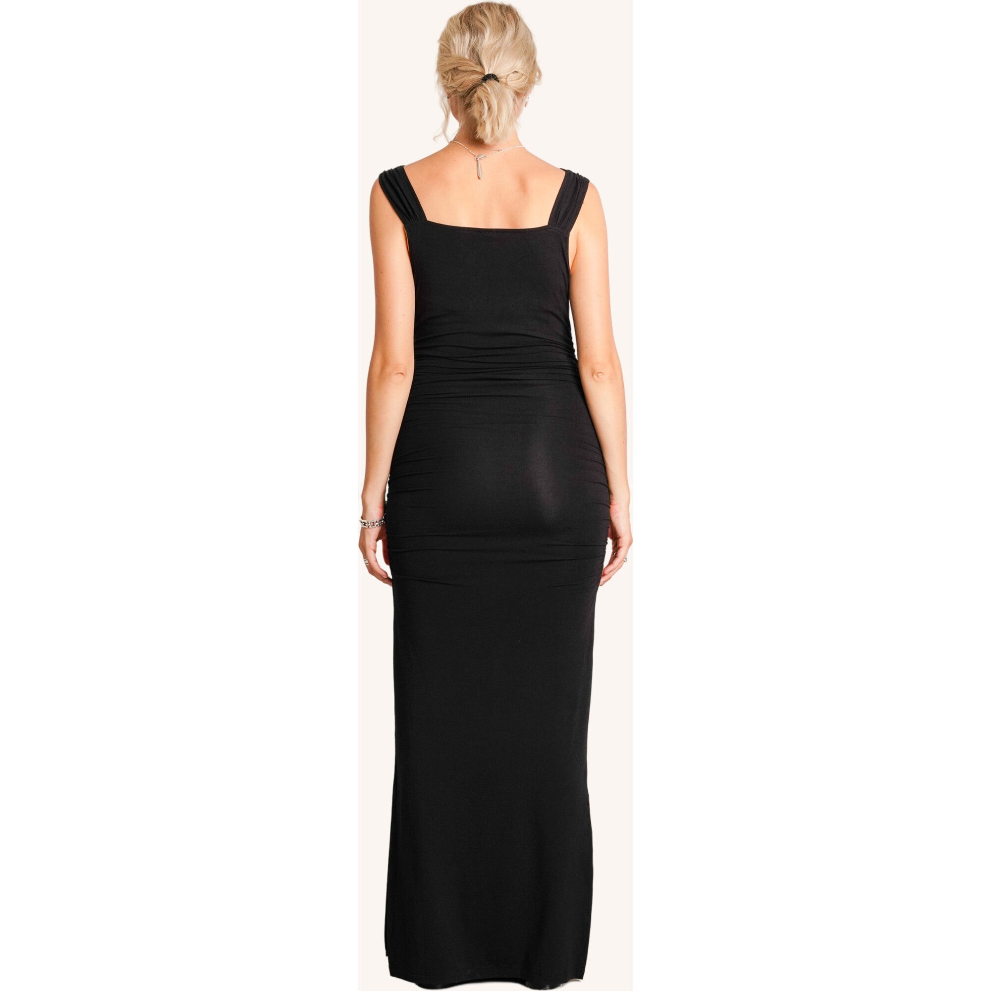 Zoey Maternity Dress, Black