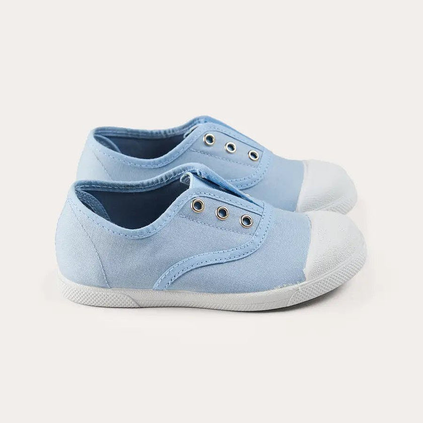 Canvas Plimsolls in Blue (20-37EU)