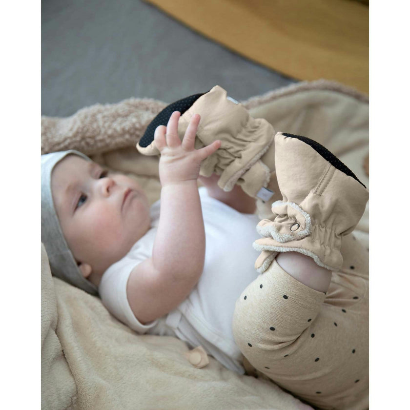 Airy Baby Booties With Anti-Slip Grip Soles