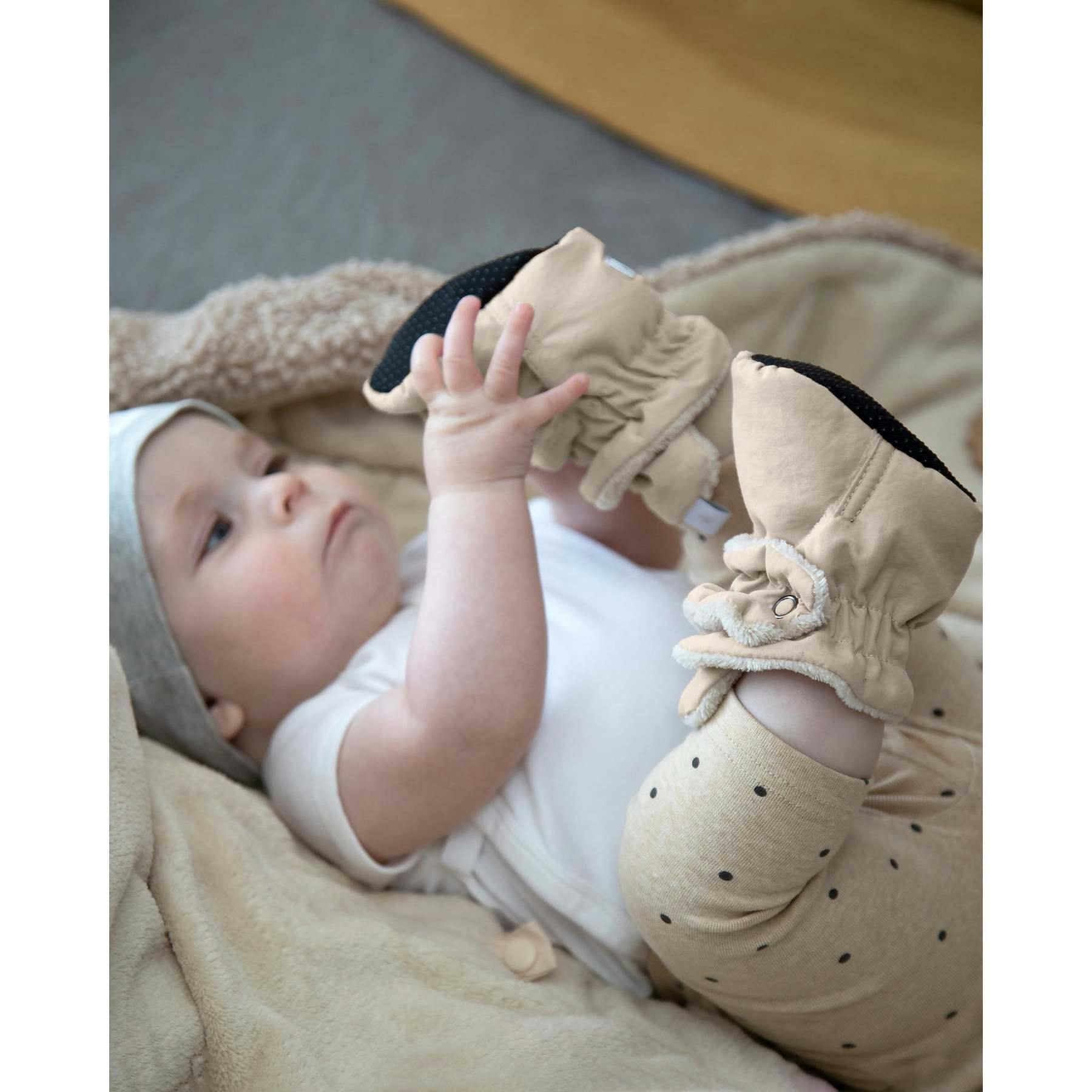 Airy Baby Booties With Anti-Slip Grip Soles